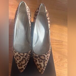 Leopard print heels